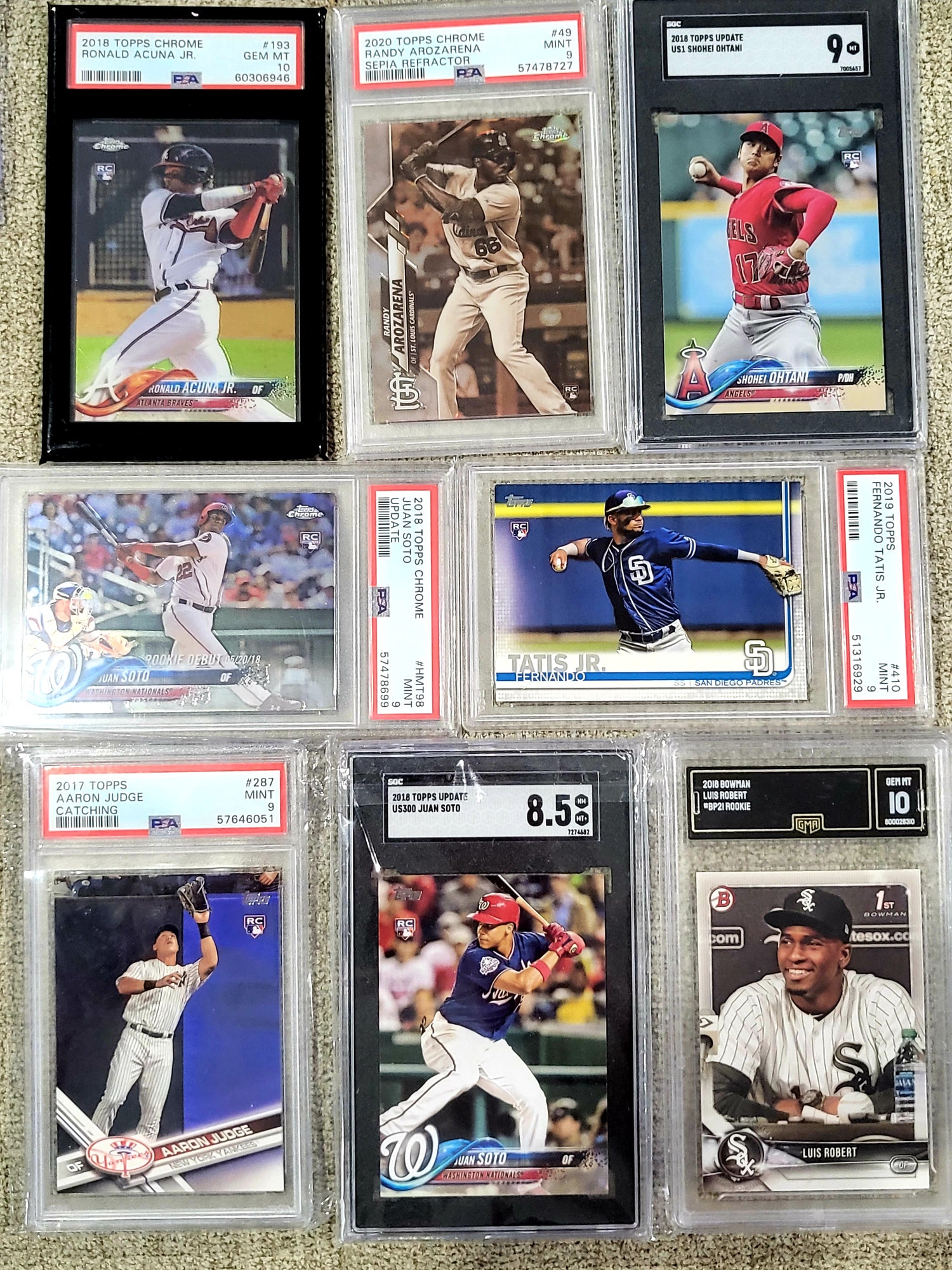 Individual Sports Trading Cards